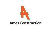 Ames construction logo.