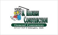 A picture of the logo for b. Hansen construction