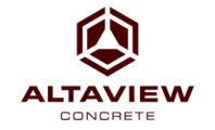 A logo of altaview concrete
