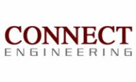 A logo of connect engineering
