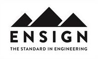 A black and white logo of the company insight.
