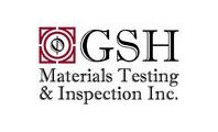A logo of gsh materials testing and inspection inc.