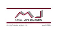 A logo of mj structural engineers