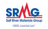 A logo of salt river materials group