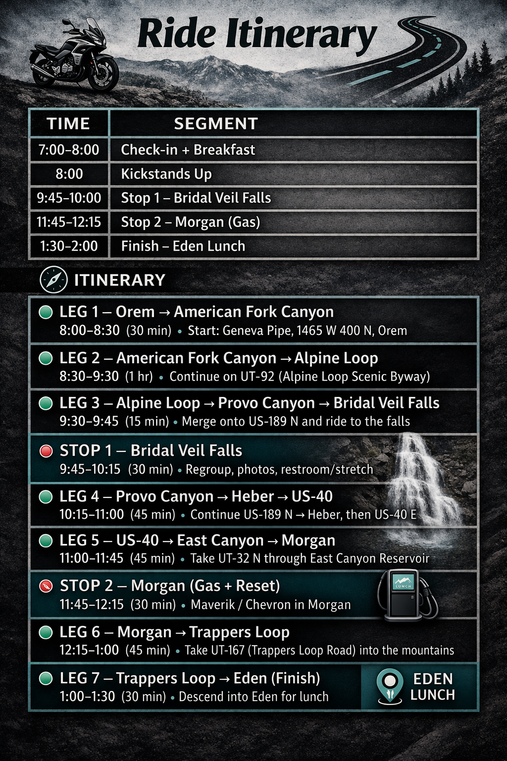 2026 ACI Cruise Itinerary